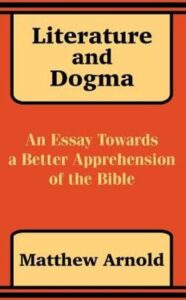 Arnold, Literature and Dogma – cover