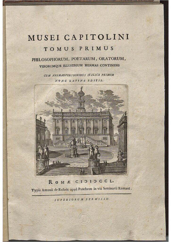 Bottari, Foggini, Del Museo Capitolino Vol 1