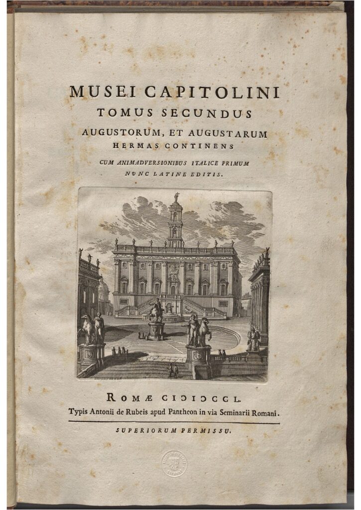 Bottari, Foggini, Del Museo Capitolino Vol 2