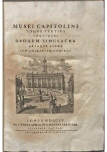 Bottari, Foggini, Del Museo Capitolino Vol 3