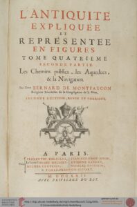 Montfaucon, L’antiquité expliquée et representée en figures Vol 4, Part 2