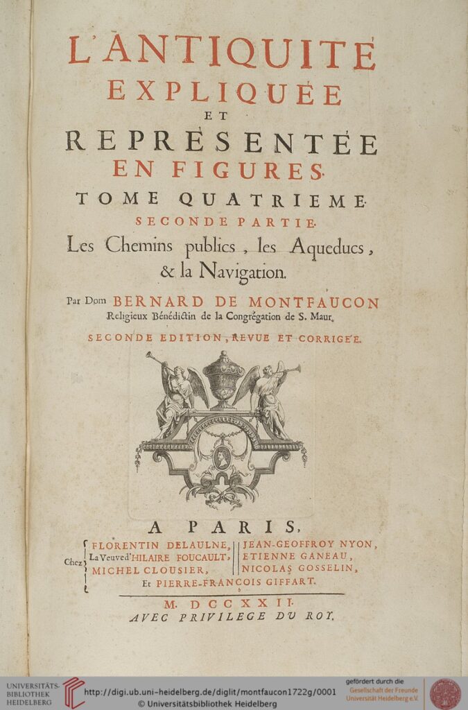 Montfaucon, L’antiquité expliquée et representée en figures Vol 4, Part 2
