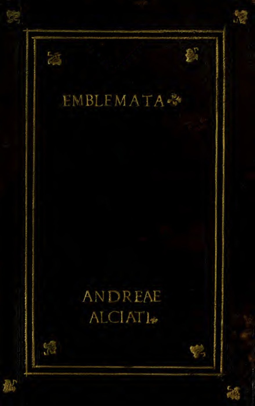 Andrea Alciati, Emblemata, Lyon 1548 – binding